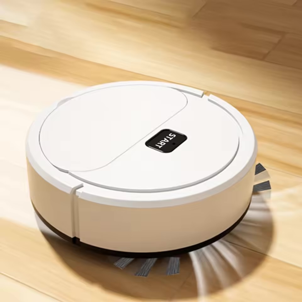 High quality robotic vacuum cleaner with integrated home sweeping, mopping, cleaning, USB charging, vacuum  Image
